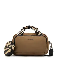 AMPHORA - Cartera Bandolera francisca mediana verde oliva