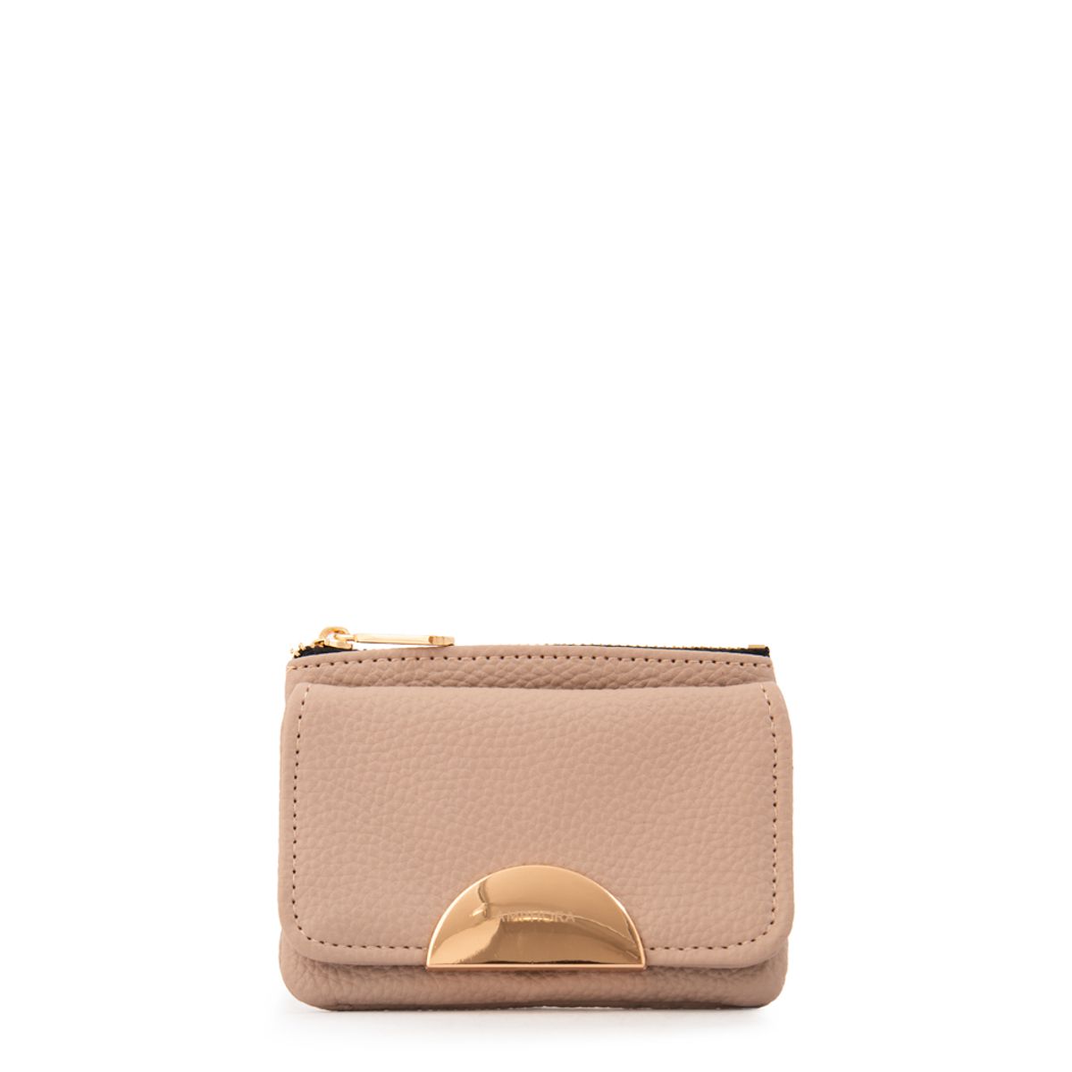 AMPHORA - Monedero con bolsillo frontal naty pequeña rosa viejo