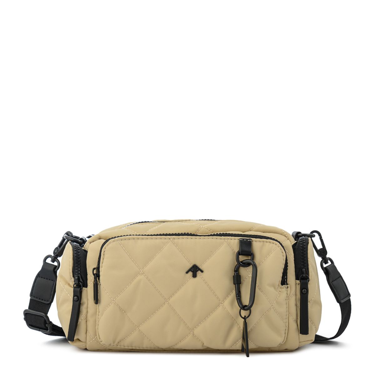 AMPHORA - Cartera bandolera amalia mediana beige