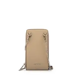 AMPHORA - Cartera Bandolera porta celular rocy pequeña beige