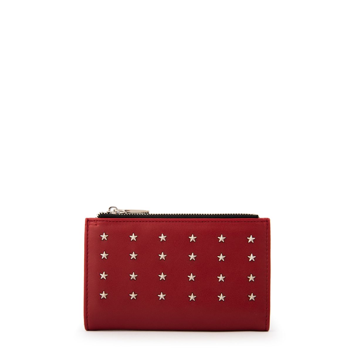 AMPHORA - Billetera doble croma pequeña rojo