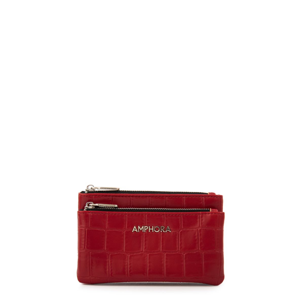 AMPHORA - Monedero dual pequeña rojo