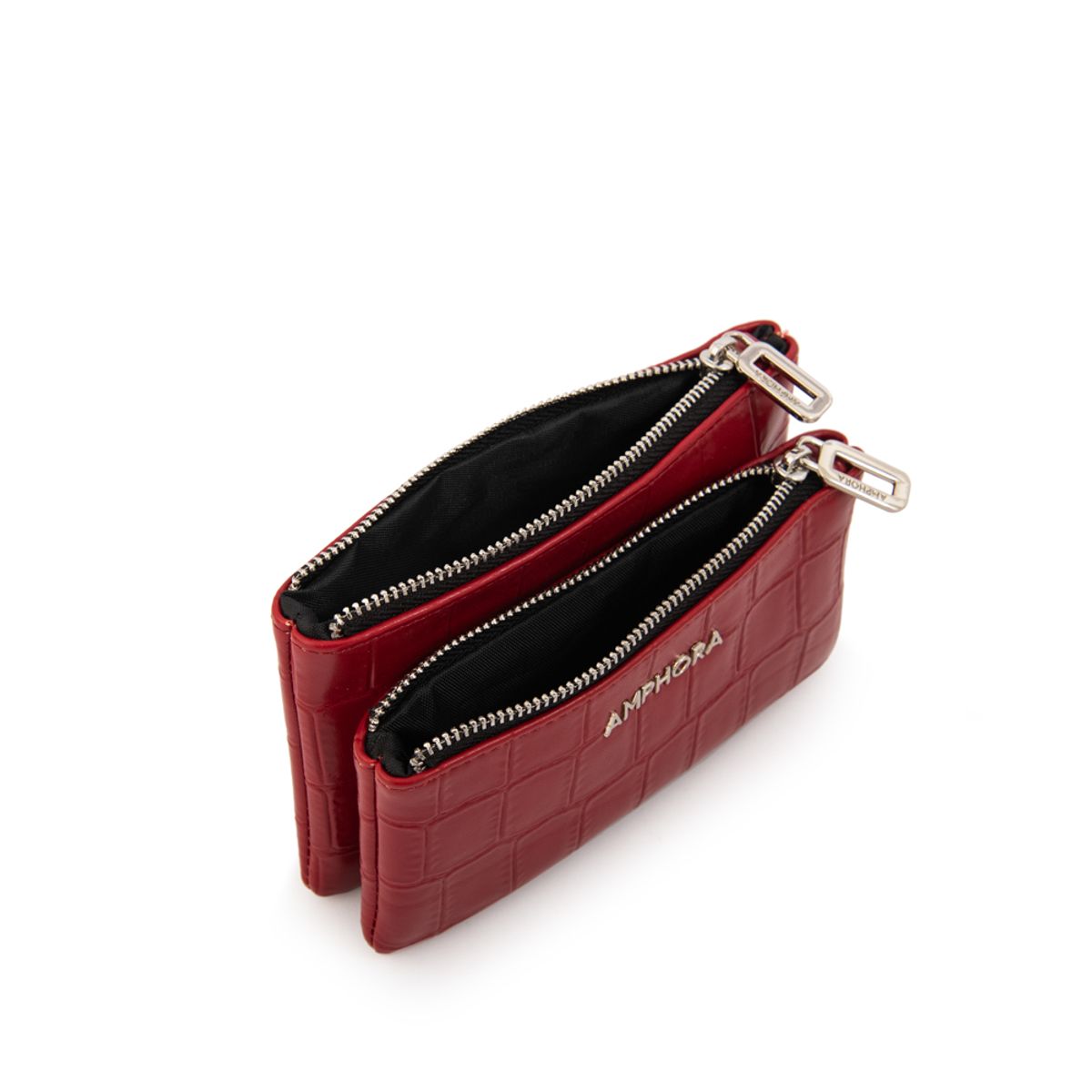 AMPHORA - Monedero dual pequeña rojo