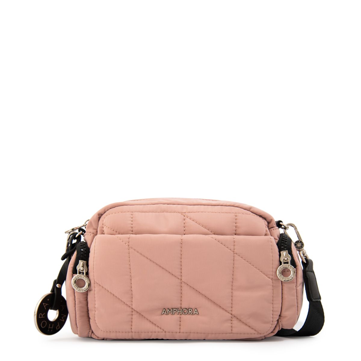 AMPHORA - Cartera bandolera alexandra mediana rosa viejo