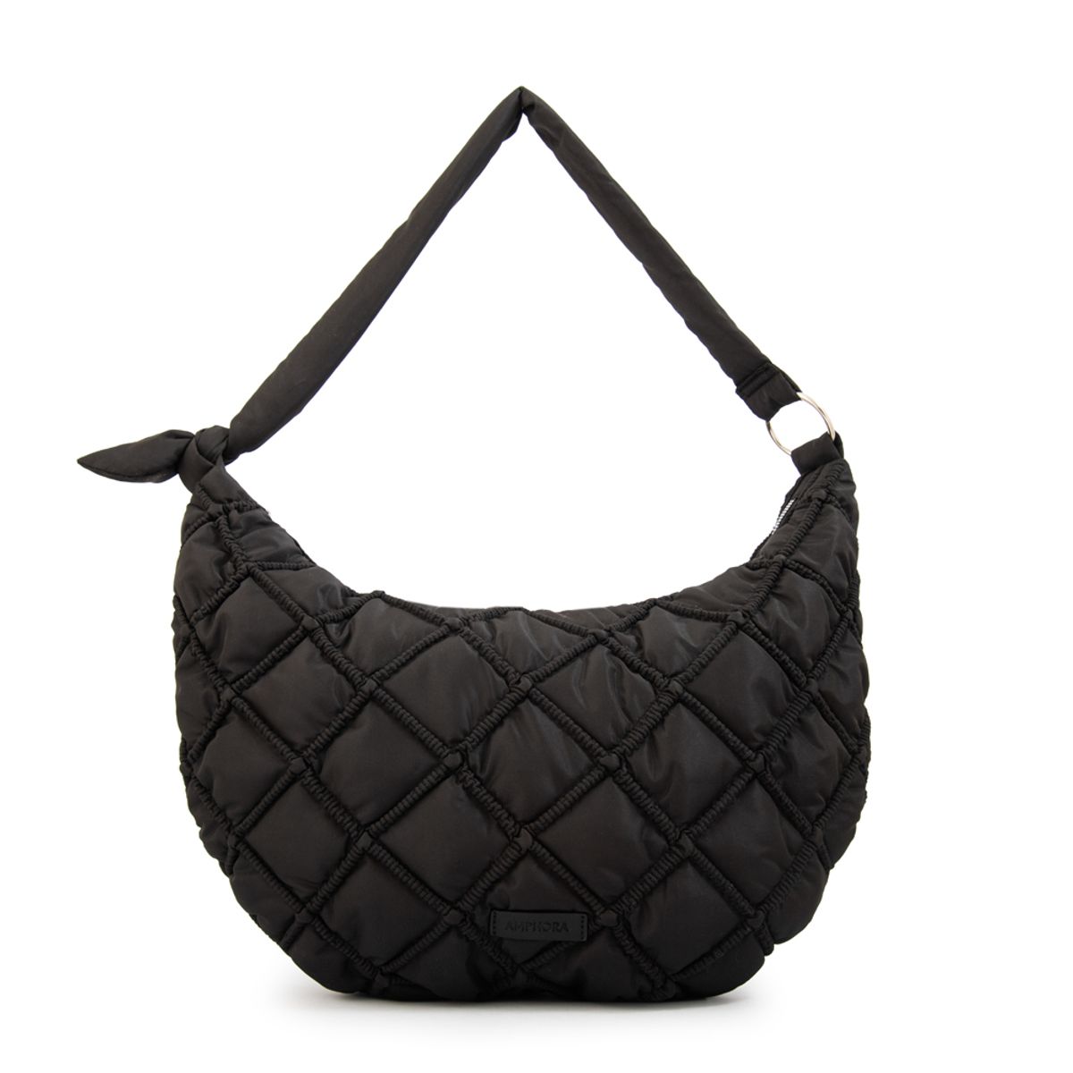 AMPHORA - Cartera corte oval oval louisa grande negro
