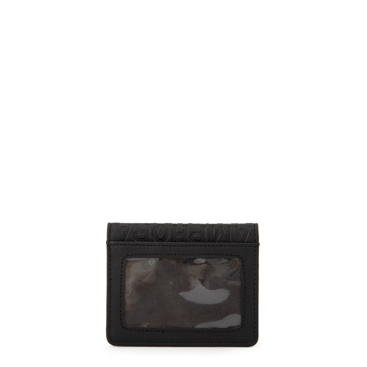 AMPHORA - Tarjetero lydia pequeña negro