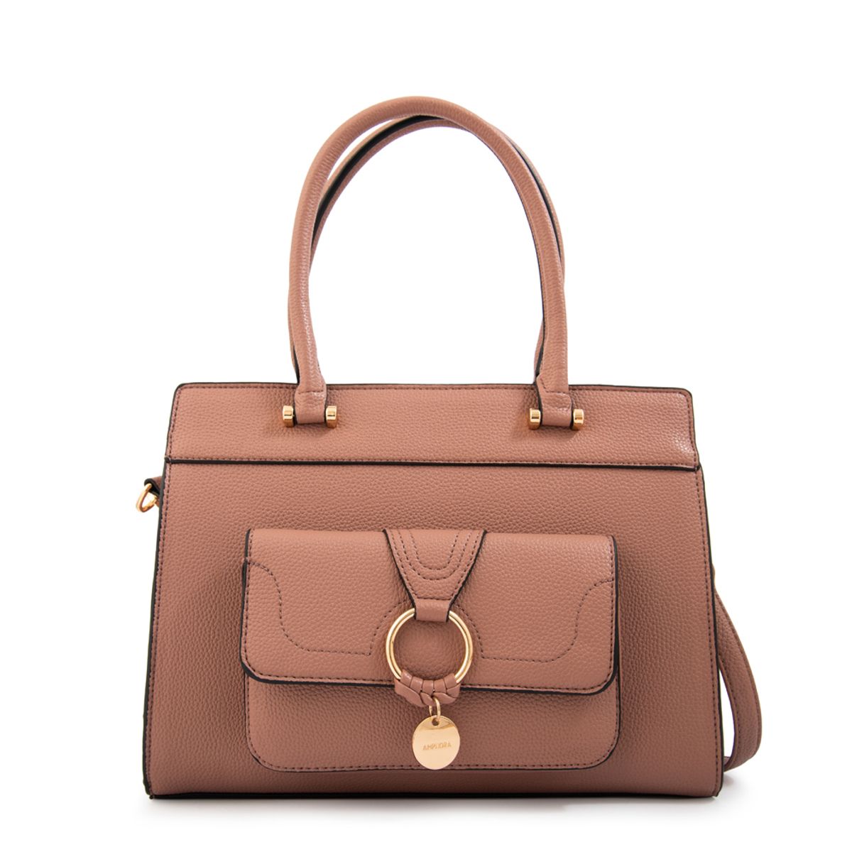 AMPHORA - Cartera tote marla grande rosa viejo