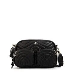 AMPHORA - Cartera bandolera georgia pequeña negro especial