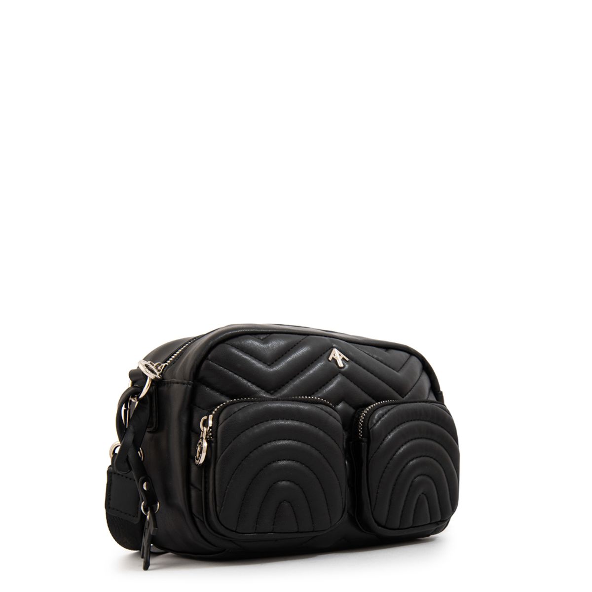 AMPHORA - Cartera bandolera georgia pequeña negro especial