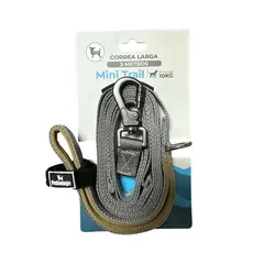 PETLOUNGE - Correa De Paseo Adiestramiento 3m Perro Hasta 10kg - Gris - 3M