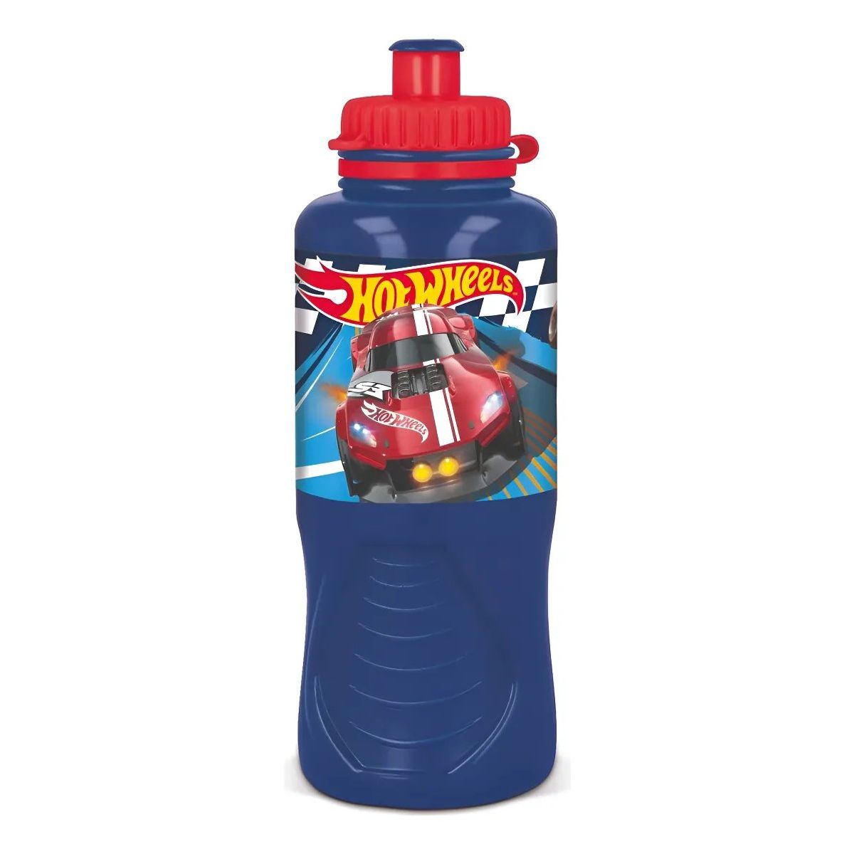 HOT WHEELS - Botella Niños 400ml Hot Wheels Libre Bpa Azul