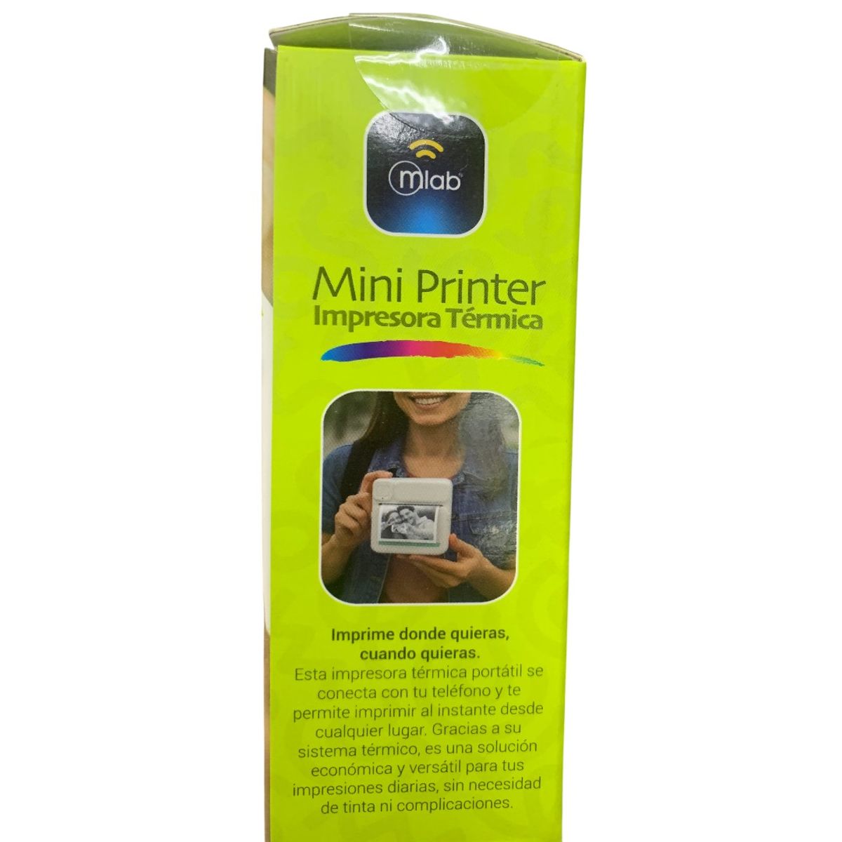 MLAB - Mini Printer Impresora Térmica Portatil Mlab 9570 Celular Blanco