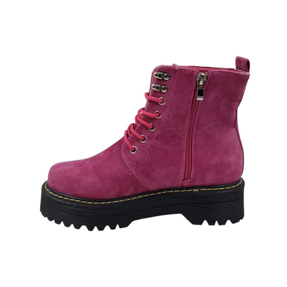 HERIEL - Botín Fucsia Plataforma Mujer