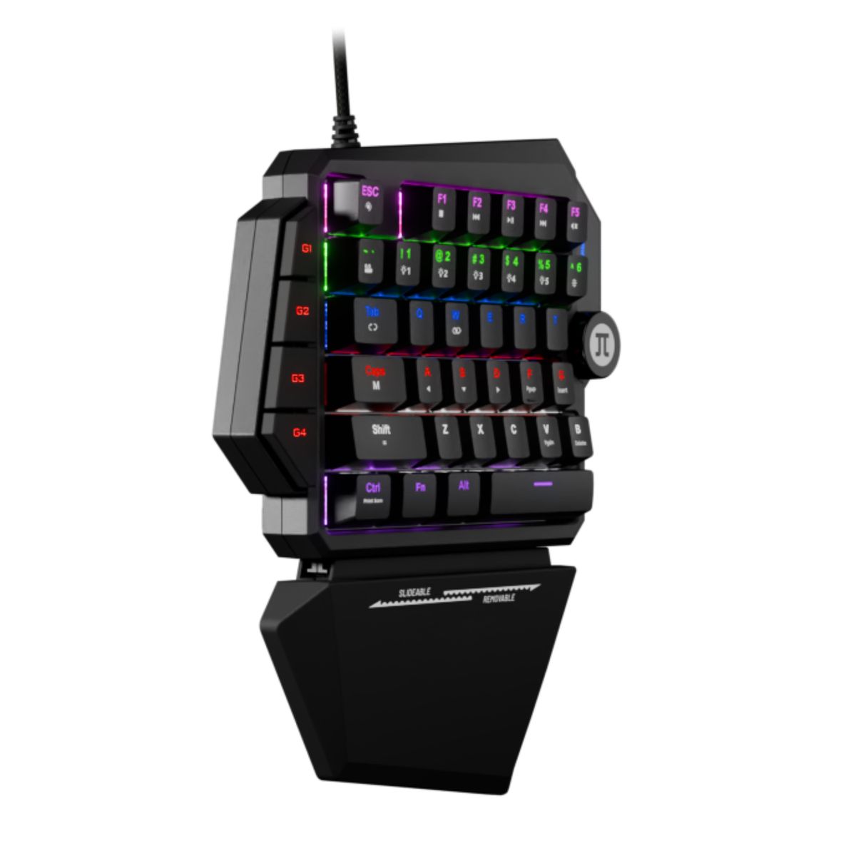 PRIMUS GAMING - Teclado Mecánico Ballista41T Gamer Una Mano Negro