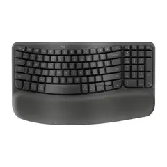 LOGITECH - Teclado Wave Keys RF Inalámbrico + Bluetooth QWERTY Español Grafito