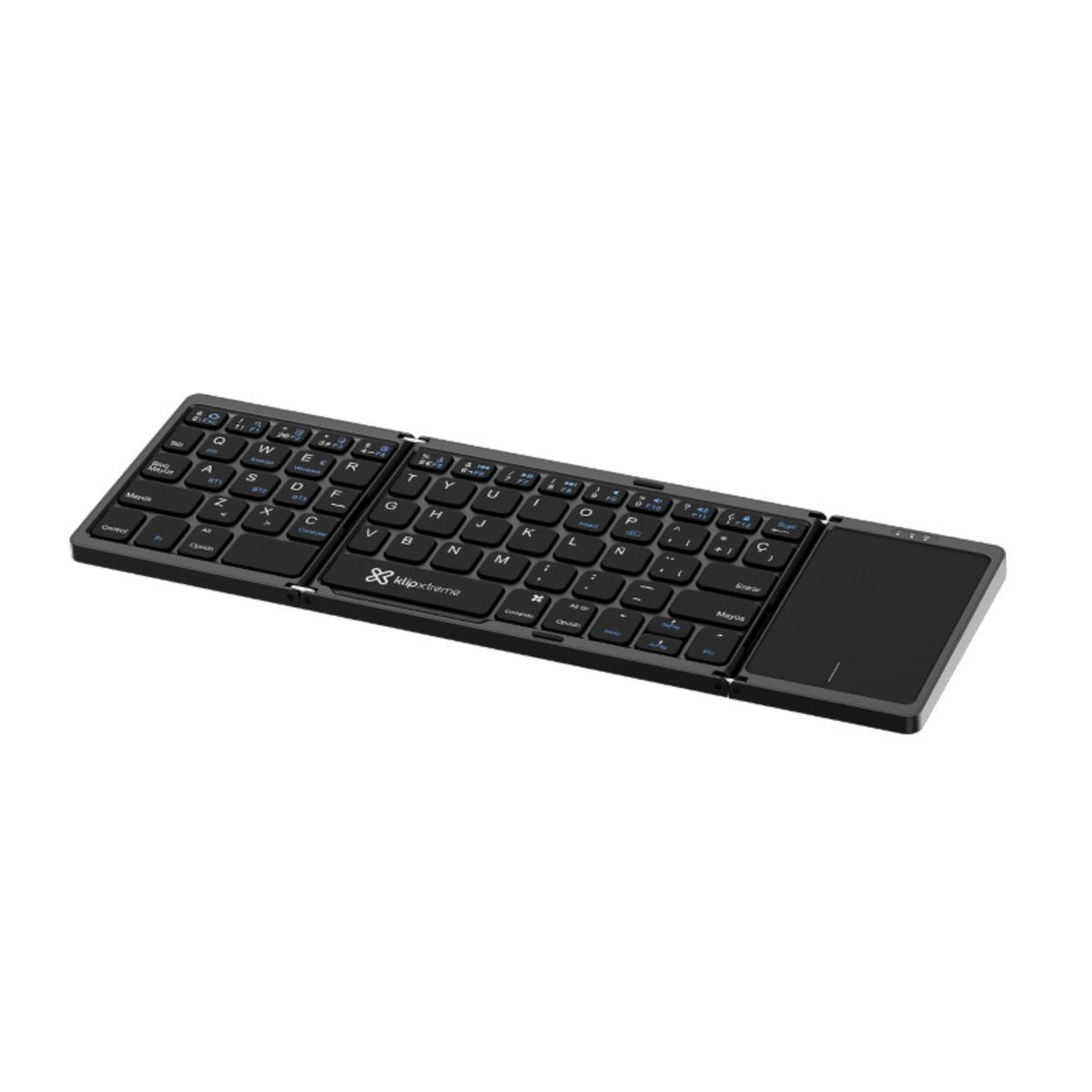 KLIP XTREME - Teclado Inalámbrico Plegable FlexPlit Bluetooth con Touch