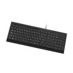 KLIP XTREME - Teclado Compass KKM-252S Ultradelgado USB Español Negro