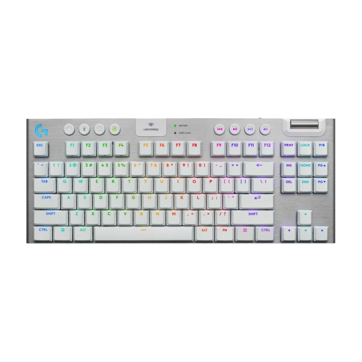 LOGITECH - Teclado Gamer Inalámbrico Logitech G915 X TKL Blanco