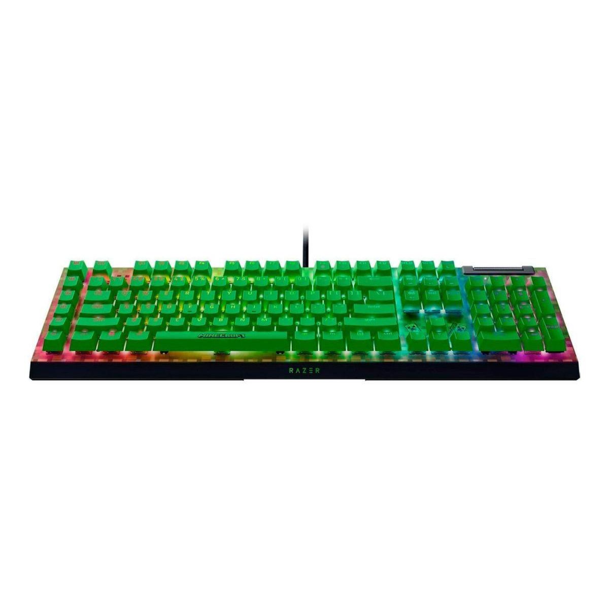 RAZER - Teclado Mecánico Razer BlackWidow V4 X Minecraft