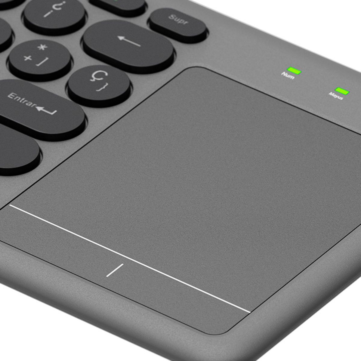 KLIP XTREME - Teclado Inalámbrico KeyGlider con Panel Táctil