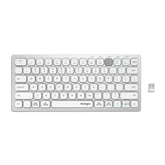 KENSINGTON - Teclado Inalámbrico Compacto 3 Dispositivos Blanco