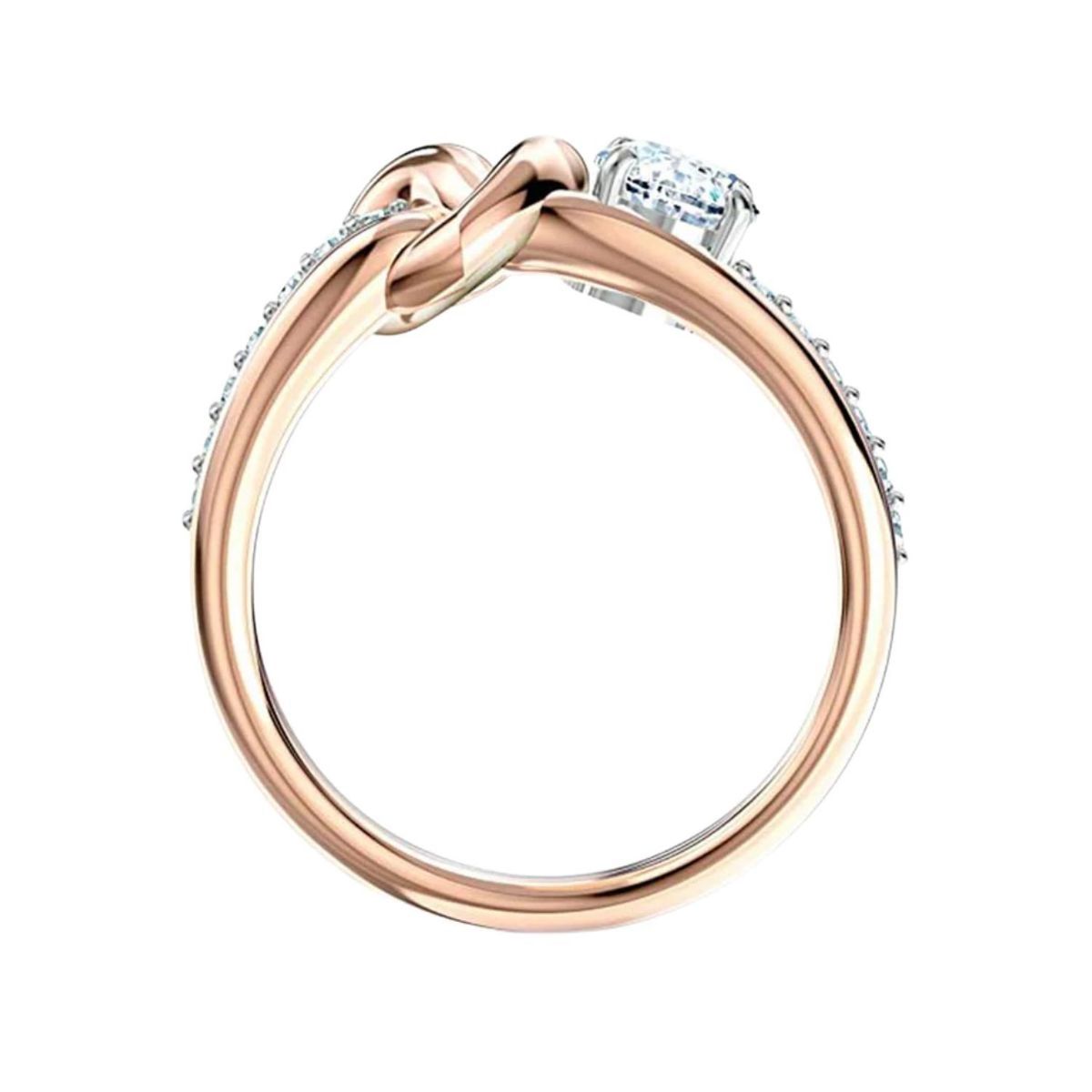 SWAROVSKI - Anillo Swarovski Lifelong Heart 5535403 Talla 58