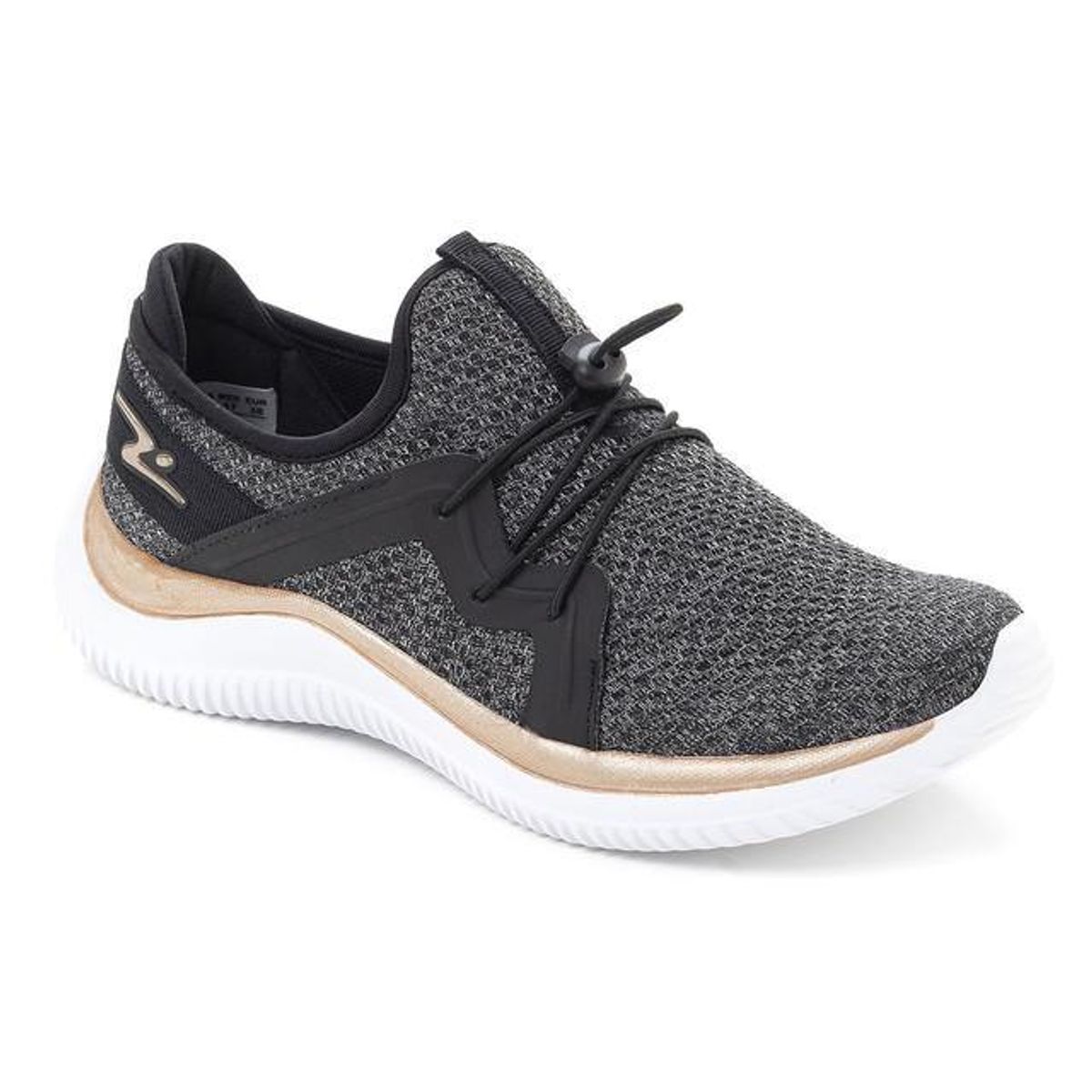 POZATINI - ZAPATILLA DEPORTIVA MUJER GOLD WALK NEGRO 8408
