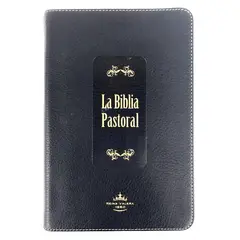 SOCIEDADES BIBLICAS UNIDAS - Biblia Pastoral con ceremonias RVR 1960 Letra Grande azul marino