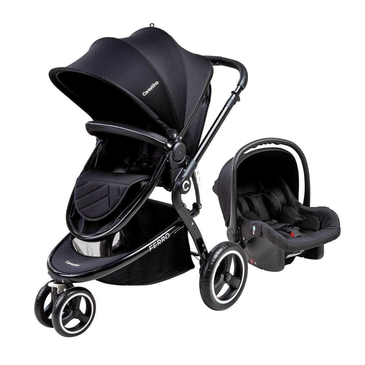 CARESTINO - Coche Carestino FERRO V2 Accesorios Negro