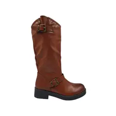 HERIEL - Bota Camel Taco Mujer