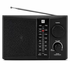 Digilife - Radio Portatíl Recargable y a Pilas Multibandas AMFM SW