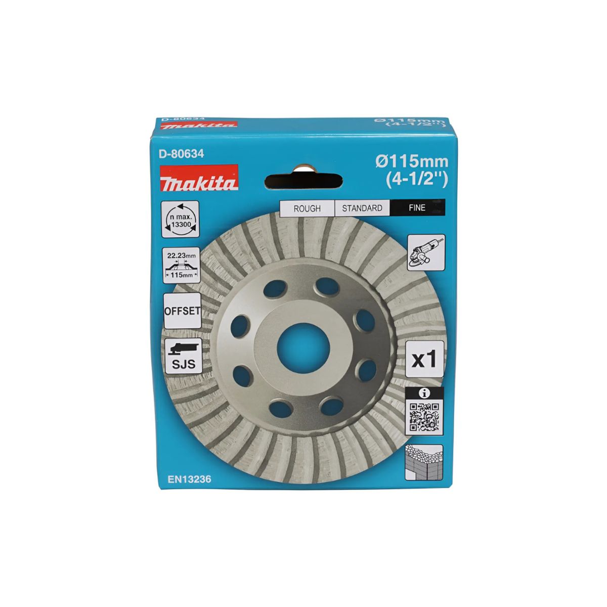 MAKITA - Copa Diamantada Para Concreto 115mm X 2223mmD-80634