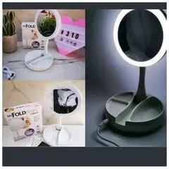 GENERICO - Espejo Doble + LED + Aumento x10