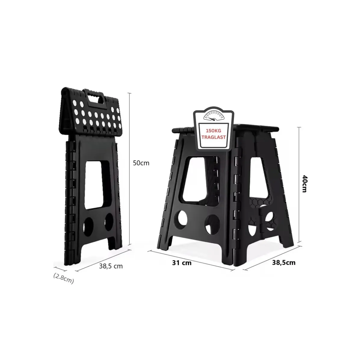 GENERICO - Taburete Silla Banquito Pisos Plegables Piso Plastico