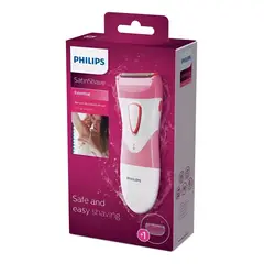 PHILIPS - Depiladora Satinshave Hp6306 Rosa Incluye Pilas Aa Rosadoblanco
