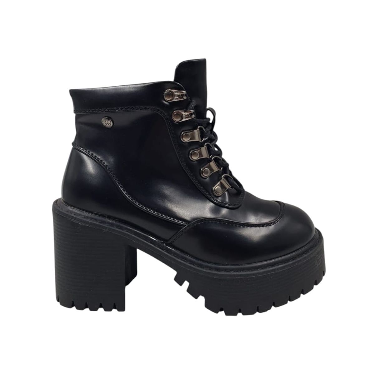 HERIEL - Botín Negro Plataforma Mujer