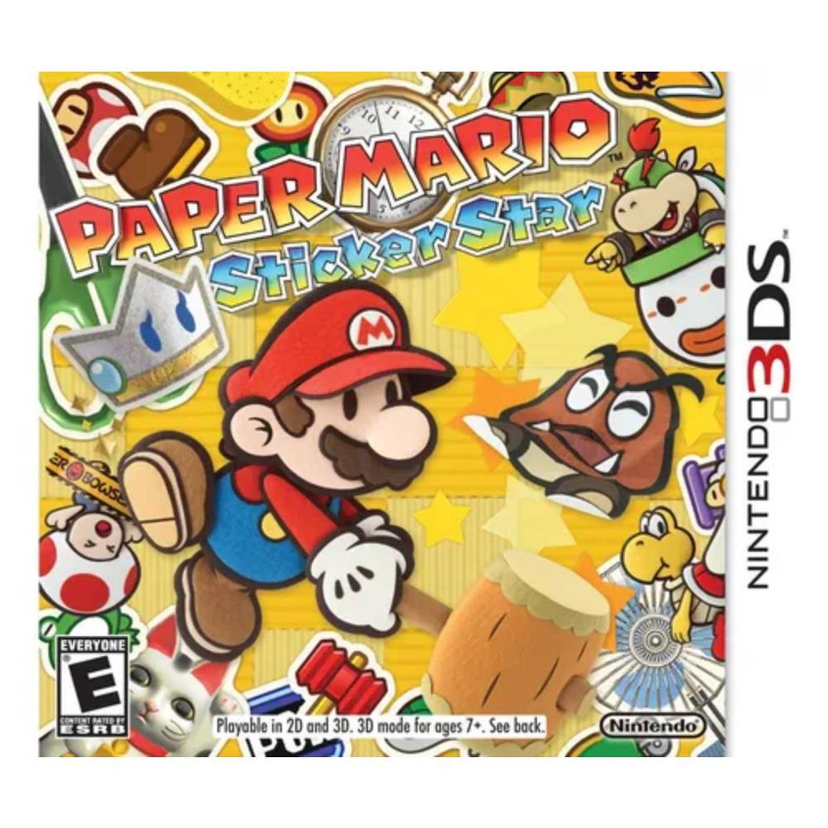 NINTENDO - Paper Mario Sticker Star 3ds