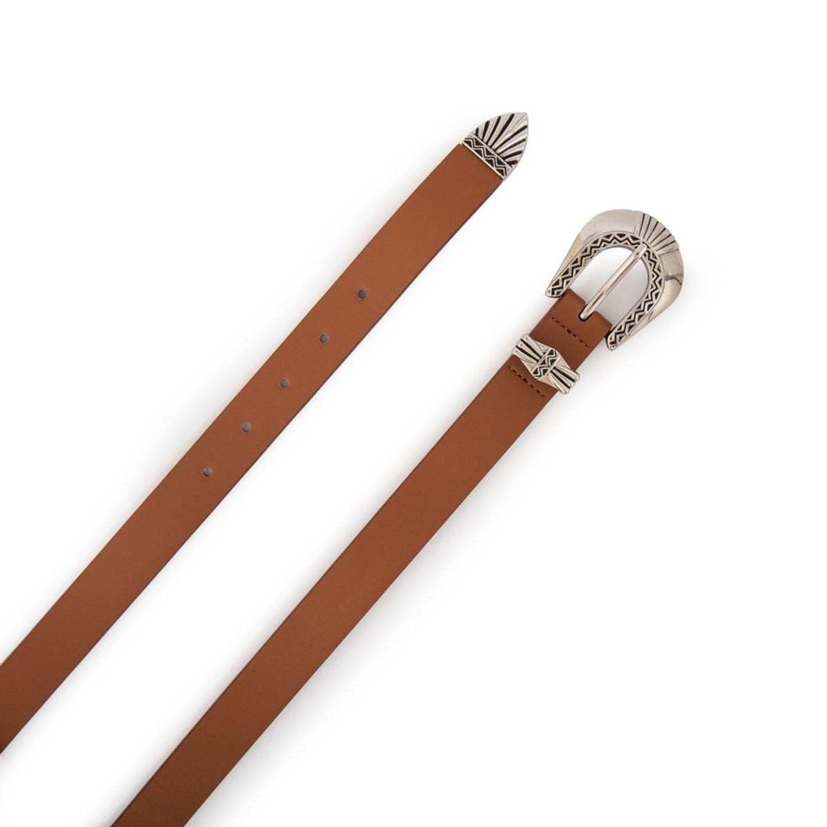 AMPHORA - Cinturon joaquina camel