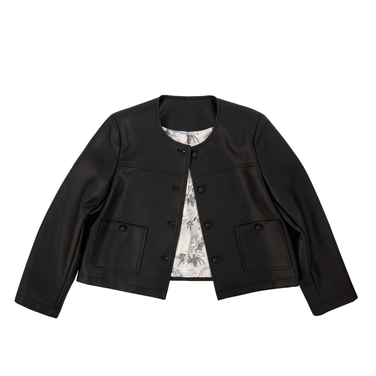 AMPHORA - Chaqueta megan negro