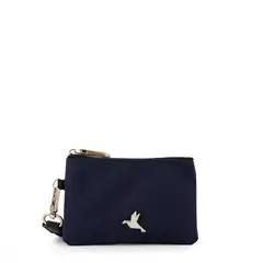 TRINUS - Monedero pequeña school denim