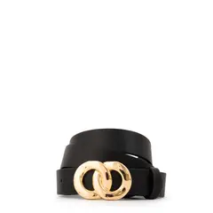 AMPHORA - Cinturon olea negro