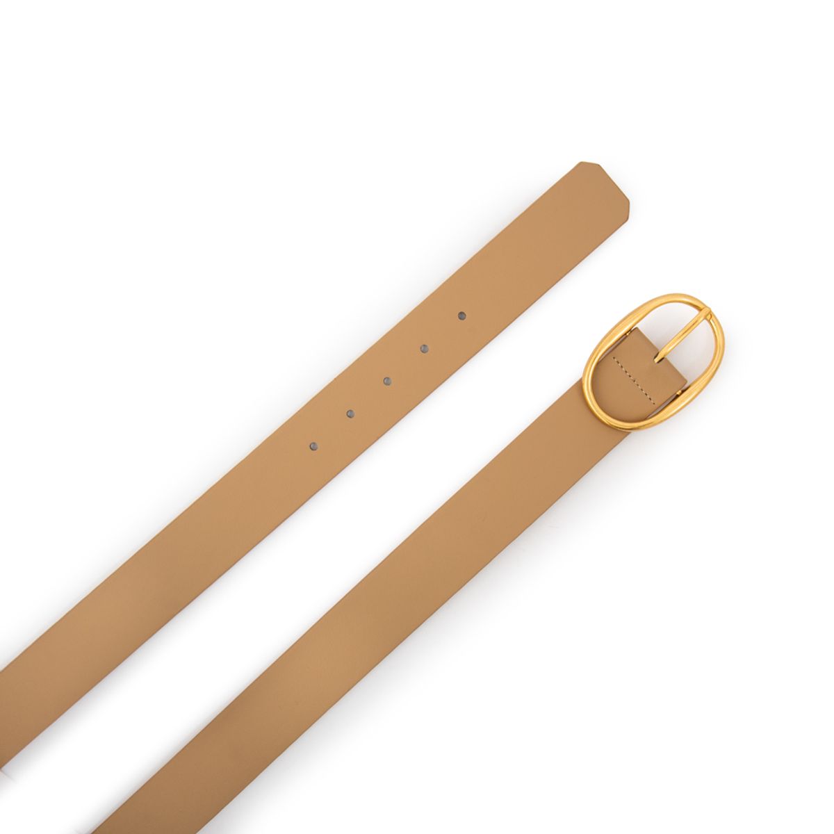 AMPHORA - Cinturon elba beige oscuro