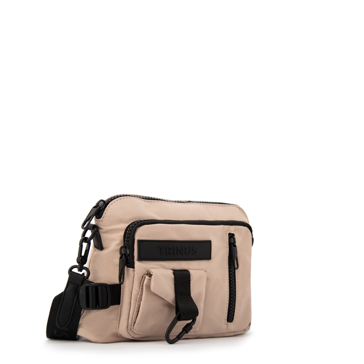 TRINUS - Cartera bandolera regina mediana beige