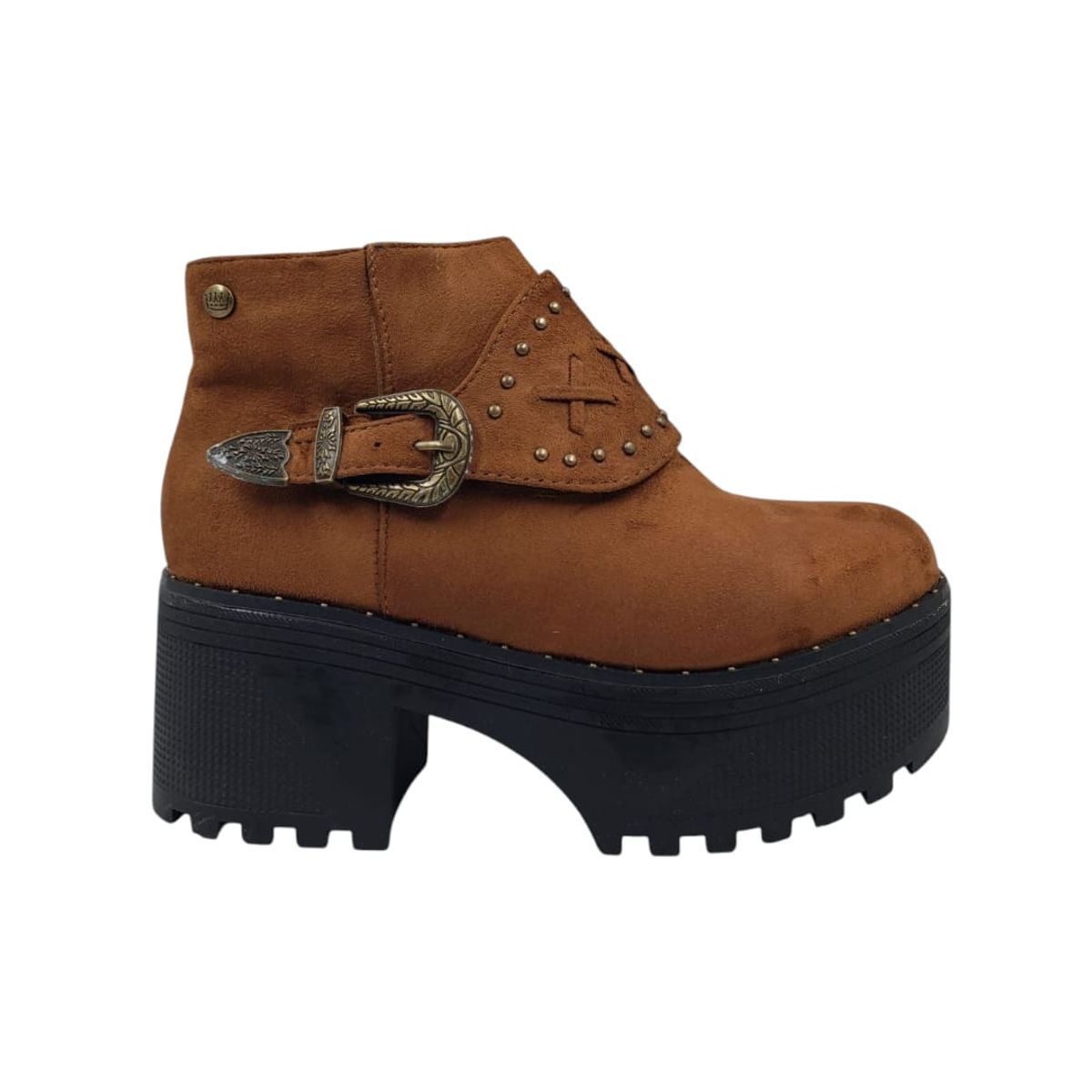 HERIEL - Botín Camel Plataforma Mujer