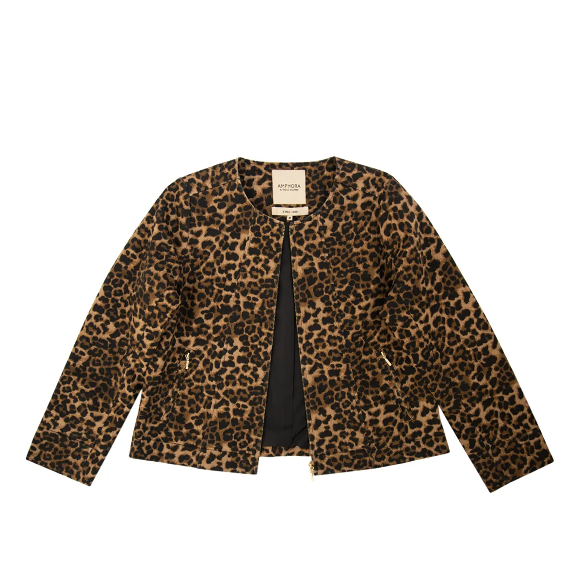 AMPHORA - Chaqueta zayra animal print