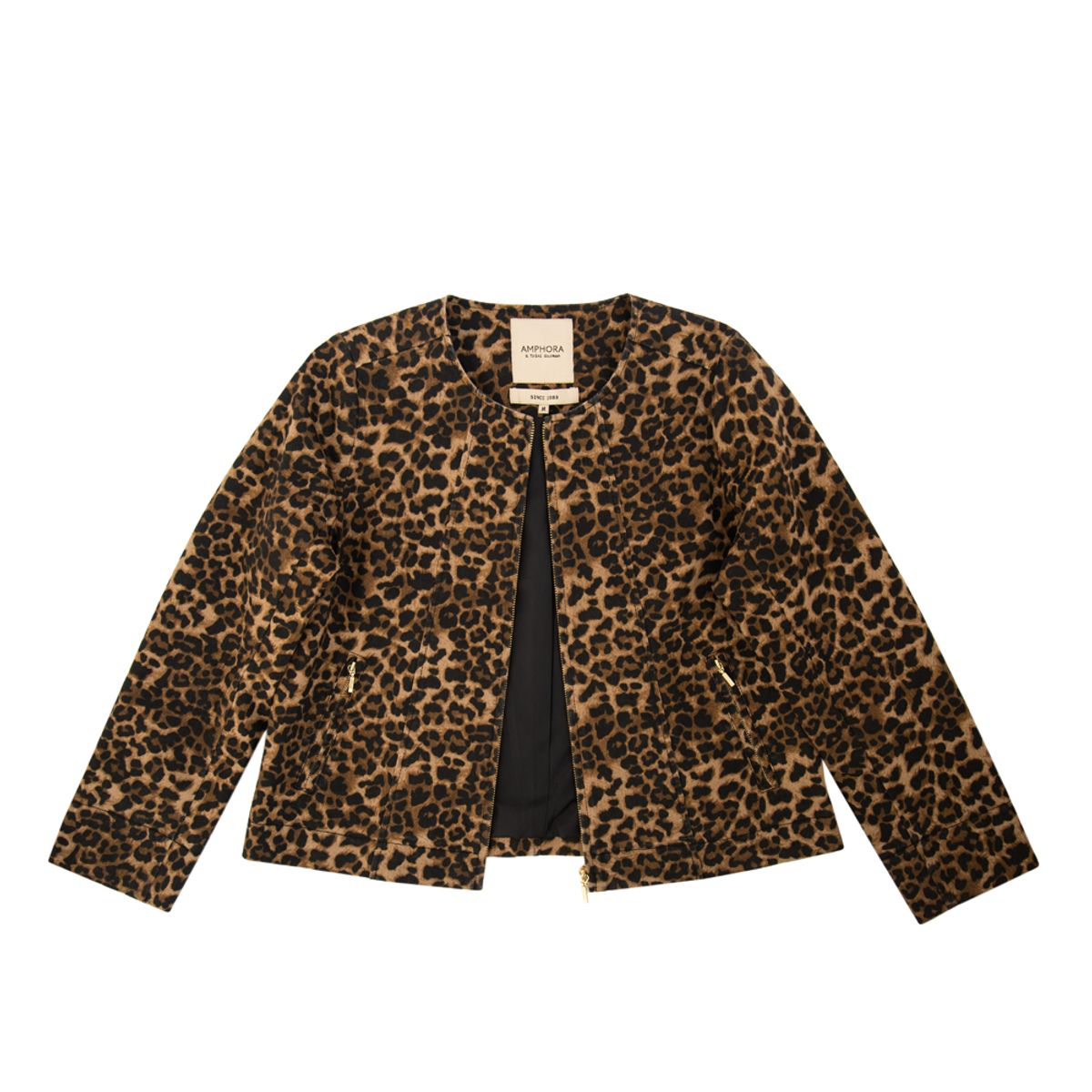 AMPHORA - Chaqueta zayra animal print
