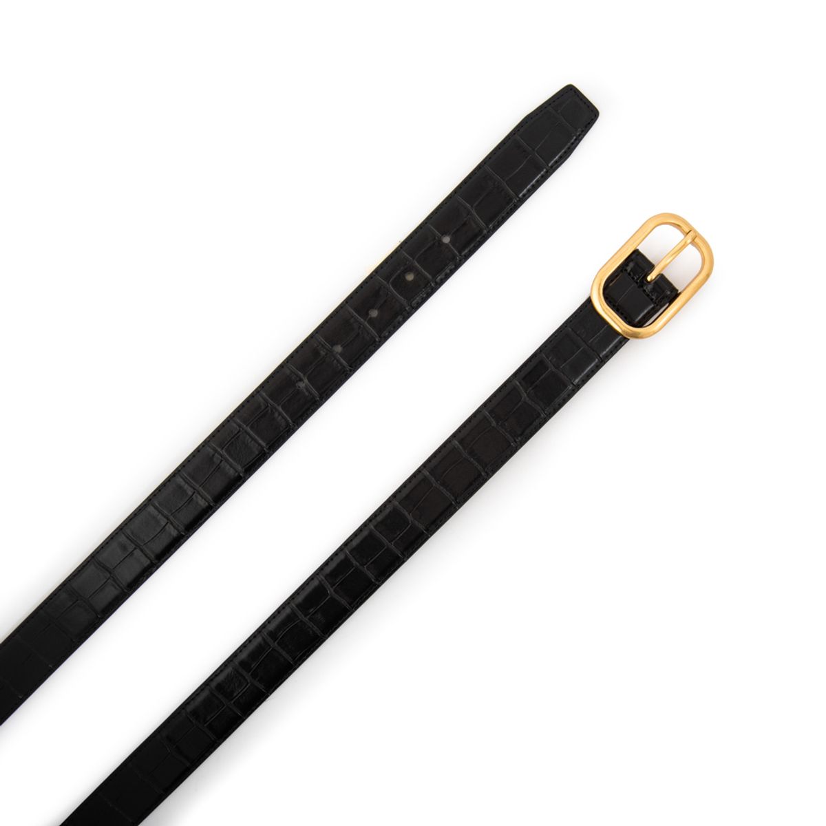 AMPHORA - Cinturon delfina negro