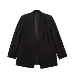 AMPHORA - Chaqueta blazer melissa negro