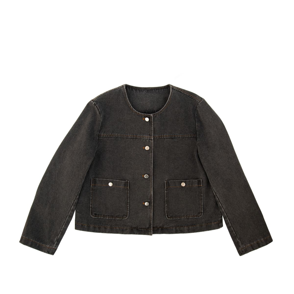 AMPHORA - Chaqueta megan gris oscuro