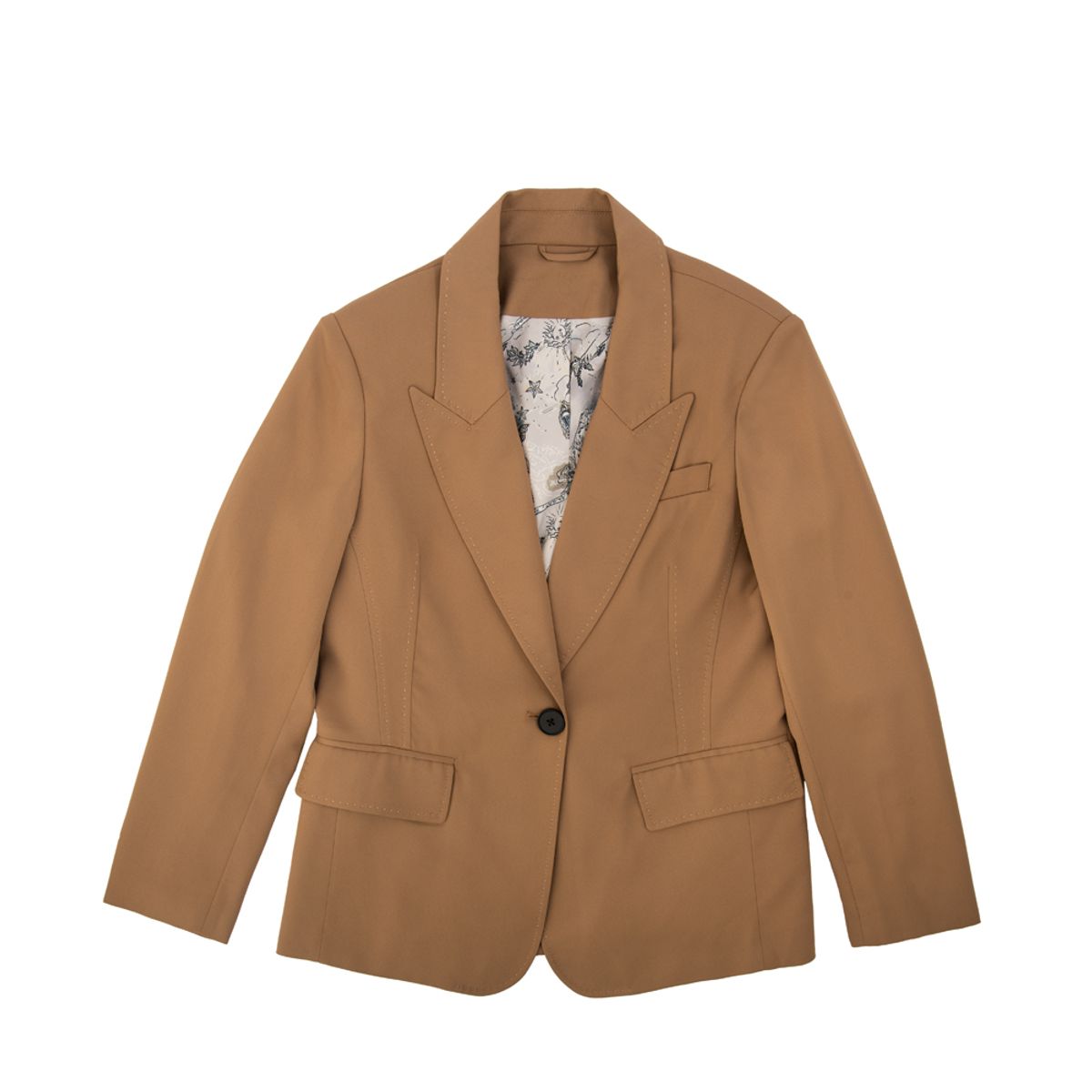 AMPHORA - Chaqueta blazer debby camel